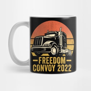 Support Freedom Convoy 2022 Canadian Truckers Mug